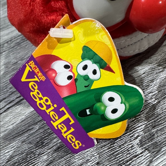 GUND | VeggieTales: Bob the Tomato (1998) - Vintage 4” Bean Bag Plush Toy - Picture 10 of 12